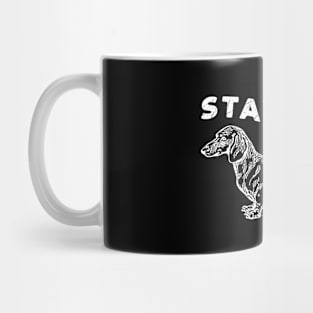 Dachshund Stay Low Adventure Dog Mug